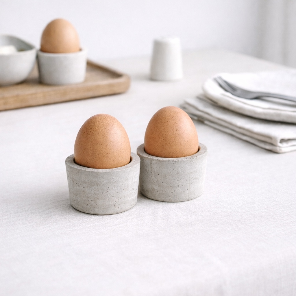 Eierbecher aus Beton